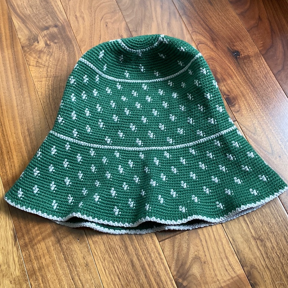 Emily dawn long Maria Dora Wanda crocheted bucket hat